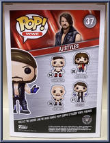 AJ Styles from WWE - Pop! Vinyl Figures manufactured by Funko [Back]
