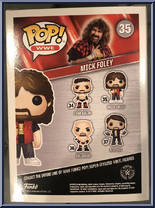 Mick Foley from WWE - Pop! Vinyl Figures manufactured by Funko [Back]