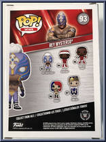 Rey Mysterio from WWE - Pop! Vinyl Figures manufactured by Funko [Back]