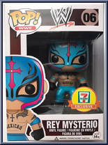 Rey Mysterio (Teal) from WWE - Pop! Vinyl Figures manufactured by Funko [Front]