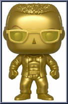 Rock (Gold) from WWE - Pop! Vinyl Figures manufactured by Funko [Loose]