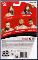 Aleister Black from WWE - Series 108 manufactured by Mattel [Back]