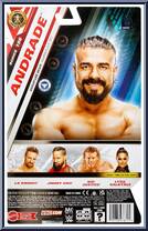 Andrade from WWE - Series 155 manufactured by Mattel [Back]