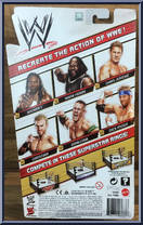 Zack Ryder from WWE - Series  22 manufactured by Mattel [Back]