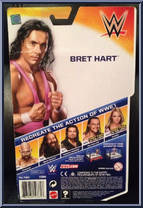 Bret Hart from WWE - Series  49 manufactured by Mattel [Back]