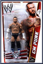CM Punk from WWE - Series  24 manufactured by Mattel [Front]
