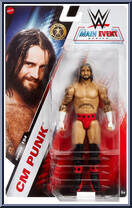 CM Punk from WWE - Series 154 manufactured by Mattel [Front]