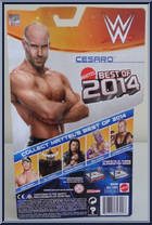 Cesaro from WWE - Best of 2014 manufactured by Mattel [Back]