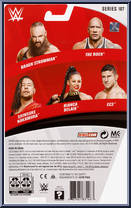EC3 from WWE - Series 107 manufactured by Mattel [Back]