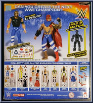 Hulk Hogan from WWE - Create a Superstar manufactured by Mattel [Back]