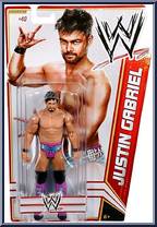 Justin Gabriel from WWE - Series  19 manufactured by Mattel [Front]