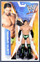 Justin Gabriel from WWE - Series  39 manufactured by Mattel [Front]