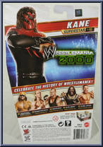 Kane from WWE - Series  26 manufactured by Mattel [Back]