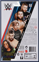 Kevin Owens from WWE - Series  84 manufactured by Mattel [Back]