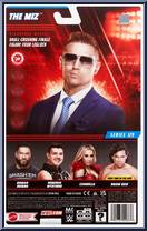 Miz from WWE - Series 129 manufactured by Mattel [Back]