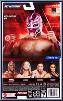 Rey Mysterio from WWE - Series 132 manufactured by Mattel [Back]
