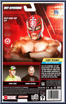 Rey Mysterio from WWE - Top Picks - 2022 manufactured by Mattel [Back]