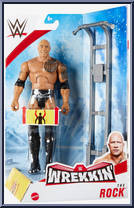 Rock (Gym Frame) from WWE - Wrekkin' manufactured by Mattel [Front]