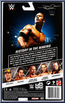 Rock from WWE - Series 100 manufactured by Mattel [Back]