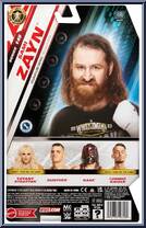 Sami Zayn from WWE - Series 145 manufactured by Mattel [Back]