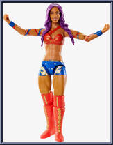 Sasha Banks from WWE - Series  96 manufactured by Mattel [Loose]