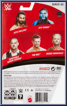 Seth Rollins from WWE - Series 102 manufactured by Mattel [Back]