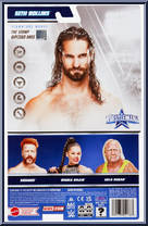 Seth Rollins from WWE - Wrestlemania 38 manufactured by Mattel [Back]