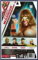 Ultimate Warrior from WWE - Series 144 manufactured by Mattel [Back]