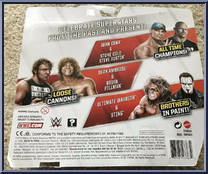 Ultimate Warrior & Sting from WWE - Then Now Forever manufactured by Mattel [Back]