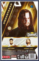 Undertaker from WWE - Champions - Main Event manufactured by Mattel [Back]