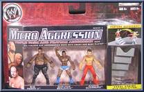 Big Daddy V / Shelton Benjamin / Chavo Guerrero from WWE Micro Aggression - Series 11 manufactured by Jakks Pacific [Front]