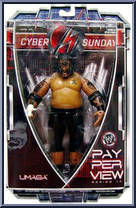 Umaga from WWE Pay Per View - Series 14 - Cyber Sunday manufactured by Jakks Pacific [Front]
