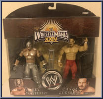 Rey Mysterio / Chavo Guerrero from WWE Road to Wrestlemania - Wrestlemania XXIV manufactured by Jakks Pacific [Front]