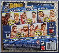 Brodus Clay / Alberto Del Rio from WWE Rumblers - 2-Packs manufactured by Mattel [Back]