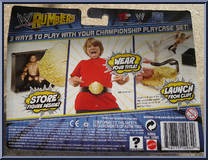 Randy Orton (with World Heavyweight Championship Playcase) from WWE Rumblers - Playcases manufactured by Mattel [Back]