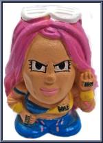 Sasha Banks from WWE TeenyMates - Series 2 manufactured by Party Animal [Loose]
