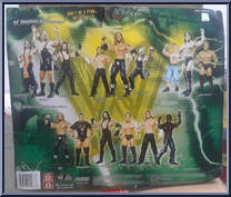 Matt Hardy / Edge / Jeff Hardy from WWE Treacherous Trios - Series 10 manufactured by Jakks Pacific [Back]