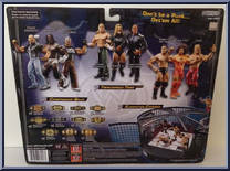 Shawn Michaels / Triple H / Jonathan Coachman from WWE Treacherous Trios - Series  5 manufactured by Jakks Pacific [Back]