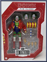 Doink the Clown from WWE Ultimate Edition - Exclusives manufactured by Mattel [Front]