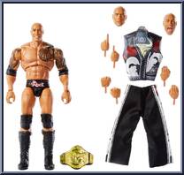 Rock from WWE Ultimate Edition - Series 25 manufactured by Mattel [Loose]