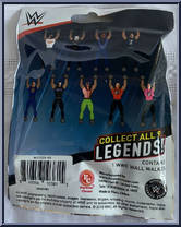 Bret Hart from WWE Wall Walkers - Legends manufactured by Forever Clever [Back]