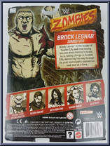 Brock Lesnar from WWE Zombies - Series  2 manufactured by Mattel [Back]