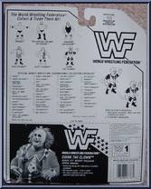 Doink the Clown from WWF - Series  9 manufactured by Hasbro [Back]