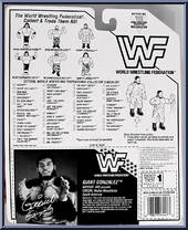 Giant Gonzalez from WWF - Series 10 manufactured by Hasbro [Back]