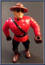 Mountie from WWF - Series  5 manufactured by Hasbro [Loose]