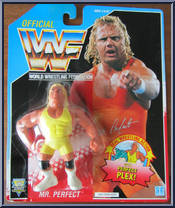 Mr. Perfect (Yellow Tights) from WWF - Series  3 manufactured by Hasbro [Front]