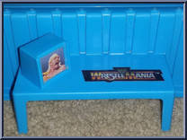 Official Wrestling Ring (Blue Ring) from WWF - Accessories manufactured by Hasbro [Loose]