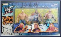 Stone Cold Steve Austin / D'Lo Brown / Droz from WWF - Breakdown In Your House manufactured by Jakks Pacific [Front]