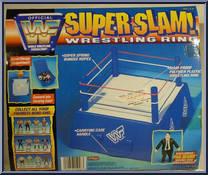 Super Slam! Wrestling Ring (with Paul Bearer) from WWF - Rings manufactured by Just Toys [Back]