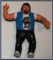 Captain Lou Albano from WWF - Bendies manufactured by LJN [Loose]